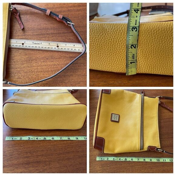 NWOT Dooney & Bourke Pebbled Leather Dandelion Crossbody Purse - Picture 14 of 16